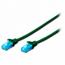 Патч-корд 1м, UTP, cat.5e, AWG 26/7, CCA, PVC, green Digitus (DK-1512-010/G) Патч-корд 1м, UTP, cat.5e, AWG 26/7, CCA, PVC, green Digitus (DK-1512-010/G)