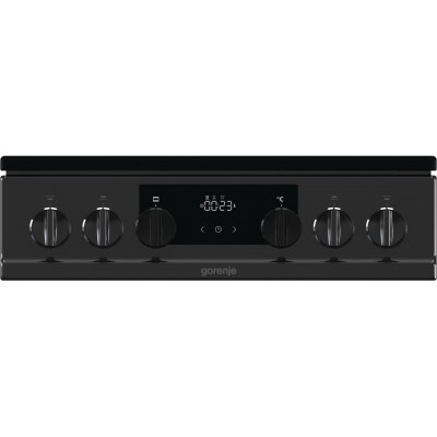 Плита Gorenje K535B комбінована, 62л, 50x60см, дисплей, чорний