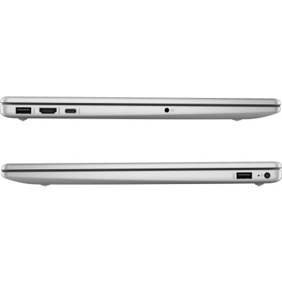Ноутбук HP 15-fd1076ua 15.6" FHD IPS AG, Intel 7-150U, 16GB, F1024GB, UMA, DOS, сріблястий