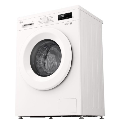 Пральна машина LG фронтальна, 6кг, 1200, A+++, 44см, дисплей, пара, інвертор, білий