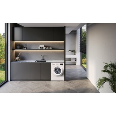 Пральна машина LG фронтальна, 6кг, 1200, A+++, 44см, дисплей, пара, інвертор, білий