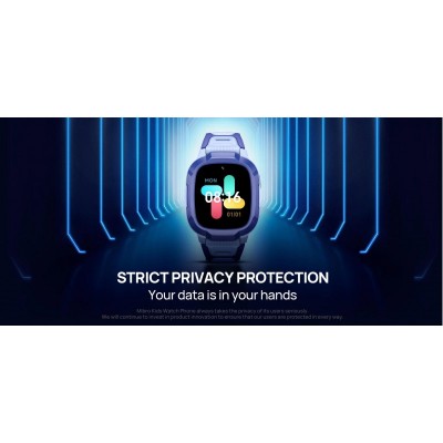 Дитячий годинник-телефон Mibro P6, 1.4", 240x280, GPS, 2MP, 900мА·год, 2АТM, синій