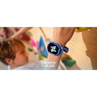 Дитячий годинник-телефон Mibro P6, 1.4", 240x280, GPS, 2MP, 900мА·год, 2АТM, синій