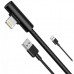 Дата кабель USB 2.0 AM to Lightning 1.0m T-L832 BV Black T-PHOX (T-L832 Black)