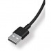 Дата кабель USB 2.0 AM to Lightning 1.0m T-L832 BV Black T-PHOX (T-L832 Black)