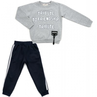 Набір дитячого одягу Breeze "FRIENDSHIP" (14775-110B-gray)