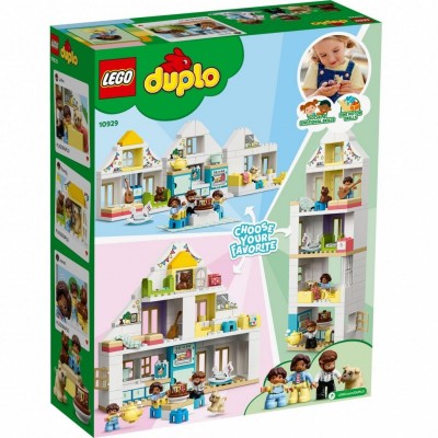 Конструктор LEGO DUPLO Town Модульный игрушечный дом 129 деталей (10929)