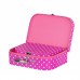 goki Игровой чемодан розовый в горошек
