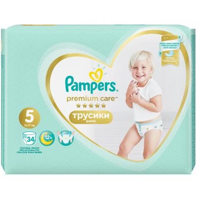 Подгузник Pampers Premium Care Pants Junior Размер 5 (12-17 кг), 34 шт. (8001090759870)