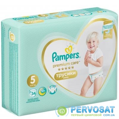 Подгузник Pampers Premium Care Pants Junior Размер 5 (12-17 кг), 34 шт. (8001090759870)