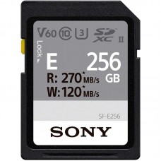 Карта пам'яті Sony SDXC  256GB C10 UHS-II U3 V60 R270/W120MB/s Entry Карта пам'яті Sony SDXC  256GB C10 UHS-II U3 V60 R270/W120MB/s Entry