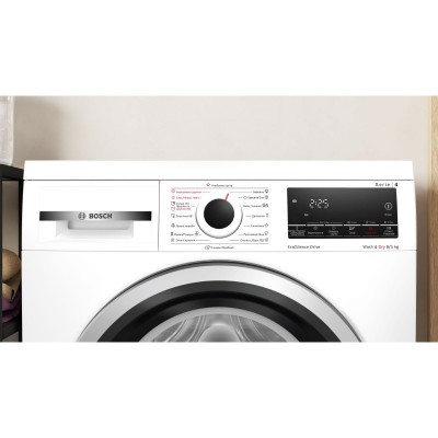 Прально-сушильна машина Bosch фронтальна, 8(5)кг, 1400, A, 50см, дисплей, білий