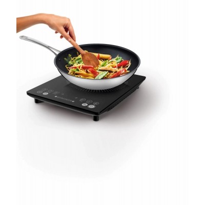 Плитка настільна Tefal індукційна Everyday Slim, комфорок - 1 на 2.1кВт, керування - сенсорне, пррограм - 6, чорний