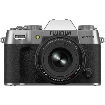 Цифр. фотокамера Fujifilm X-T50 + XF16-50mmF2.8-4.8 R LM WR Kit Silver