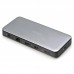 Док-станція DIGITUS USB-C > 2xHDMI/DP/2xUSB-A/USB-C/SD/MicroSD/RJ54/DC/Audio