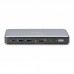 Док-станція DIGITUS USB-C > 2xHDMI/DP/2xUSB-A/USB-C/SD/MicroSD/RJ54/DC/Audio
