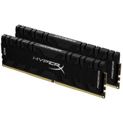 Модуль памяти для компьютера DDR4 64GB (2x32GB) 3600 MHz HyperX Predator Black Kingston (HX436C18PB3K2/64)