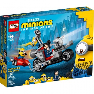 Конструктор LEGO Minions Неймовірна гонитва на мотоциклі 136 деталей (75549)