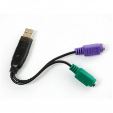 Перехідник Dynamode USB 1.1 A Male - 2*PS/2 (USB to PS/2) Перехідник Dynamode USB 1.1 A Male - 2*PS/2 (USB to PS/2)