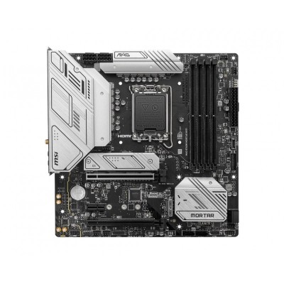 Материнcька плата MSI MAG B760M MORTAR WIFI DDR4 s1700 B760 4xDDR4 M.2 HDMI DP WiFi BT mATX