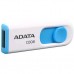USB флеш накопитель A-DATA 64GB C008 White+Blue USB 2.0 (AC008-64G-RWE)