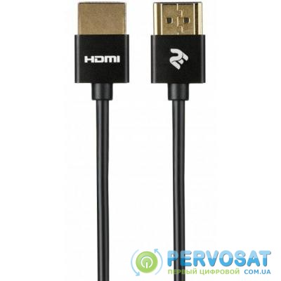 Кабель мультимедийный HDMI to HDMI 2.0m 2E (2E-W9668BL-2M)
