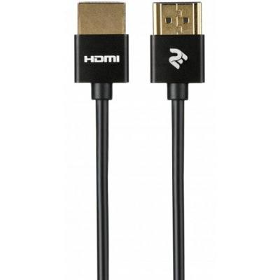 Кабель мультимедійний HDMI to HDMI 2.0m 2E (2E-W9668BL-2M)
