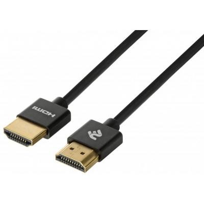 Кабель мультимедійний HDMI to HDMI 2.0m 2E (2E-W9668BL-2M)