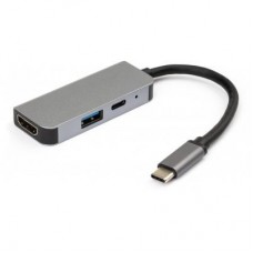 Концентратор Vinga Type-C to 4K HDMI+USB3.0+PD aluminium (VCPHTC3AL) Концентратор Vinga Type-C to 4K HDMI+USB3.0+PD aluminium (VCPHTC3AL)