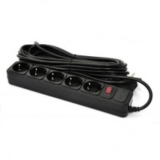 Мережевий фільтр живлення PATRON 10 m3*1mm2 (SP-10510) 5 розеток BLACK (EXT-PN-SP-10510) Мережевий фільтр живлення PATRON 10 m3*1mm2 (SP-10510) 5 розеток BLACK (EXT-PN-SP-10510)