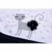 Платье Breeze с котиком и звездочкой (8099-92G-white)