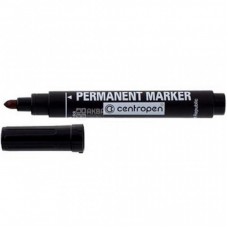 Маркер Centropen водостійкий перманентний 2,5мм., білий (8586) Маркер Centropen водостійкий перманентний 2,5мм., білий (8586)