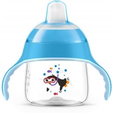 Чашка-непроливайка Avent з м'яким носиком блакитна 200 мл 6+ 1 шт. SCF751/05