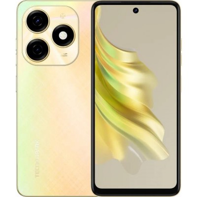 Смартфон TECNO Spark 20 (KJ5n) 6.56&quot; 8/256ГБ, 2SIM, 5000мА•год, Neon Gold