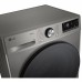 Пральна машина LG фронтальна, 9кг, 1200, A, 48см, дисплей, пара, інвертор, сріблястий