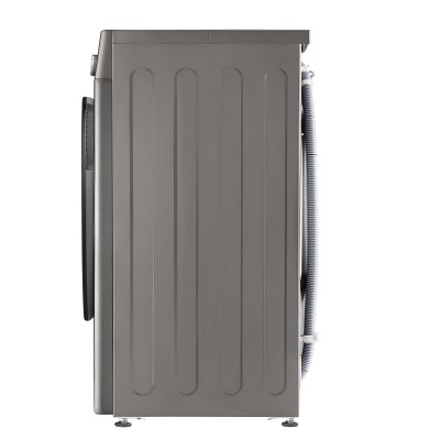 Пральна машина LG фронтальна, 9кг, 1200, A, 48см, дисплей, пара, інвертор, сріблястий