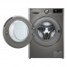 Пральна машина LG фронтальна, 9кг, 1200, A, 48см, дисплей, пара, інвертор, сріблястий