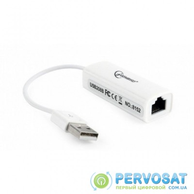 Переходник USB2.0 to Fast Ethernet GEMBIRD (NIC-U2-02)