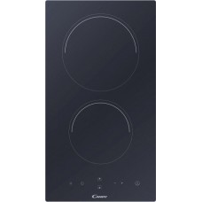 Варильна поверхня Candy електрична склокерамічна, 30см, доміно, чорний