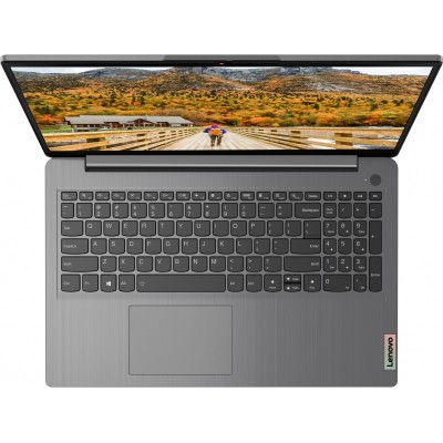 Ноутбук Lenovo IdeaPad 3 15.6&quot; FHD IPS AG, Intel i5-1235U, 8GB, F512GB, UMA, DOS, сірий