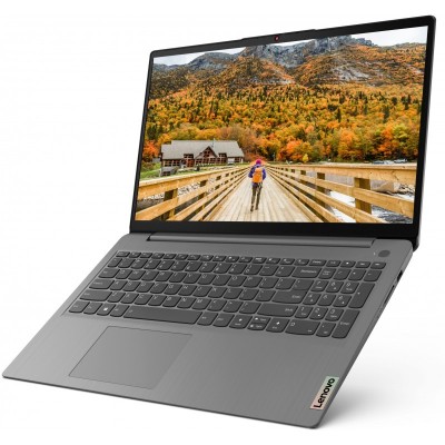 Ноутбук Lenovo IdeaPad 3 15.6&quot; FHD IPS AG, Intel i5-1235U, 8GB, F512GB, UMA, DOS, сірий