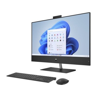 Комп'ютер персональний моноблок HP Pavilion 31.5&quot; UHD IPS, Intel i5-13400T, 16GB, F1TB, NVD3050-4, WiFi, кл+м, DOS, чорний