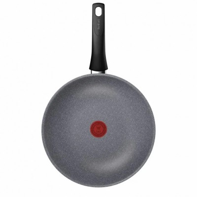 Сковорода ВОК Tefal Hard Stone,28см, алюміній, бакеліт, сірий