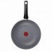 Сковорода ВОК Tefal Hard Stone,28см, алюміній, бакеліт, сірий