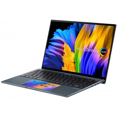 Ноутбук ASUS ZenBook UX5400EG-KN173 14WQXGA+ Touch OLED/Intel i7-1165G7/16/1024F/NVD450-2/noOS/Pine Grey