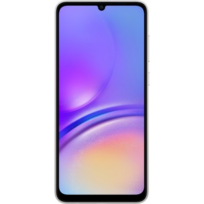 Смартфон Samsung Galaxy A05 (A055) 6.7&quot; 4/64ГБ, 2SIM, 5000мА•год, сріблястий