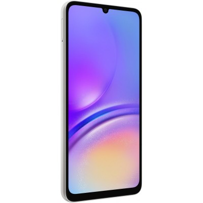 Смартфон Samsung Galaxy A05 (A055) 6.7&quot; 4/64ГБ, 2SIM, 5000мА•год, сріблястий