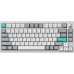 Клавіатура механічна Lemokey  P1 Pro 84Key, Keychron Super Red, WL/BT/USB-A, QMK/VIA, Hot-Swap, EN/UKR, RGB,  Knob, Space Silver