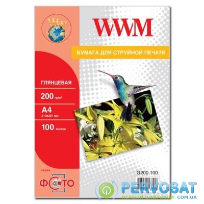 Бумага WWM A4 (G200.100)