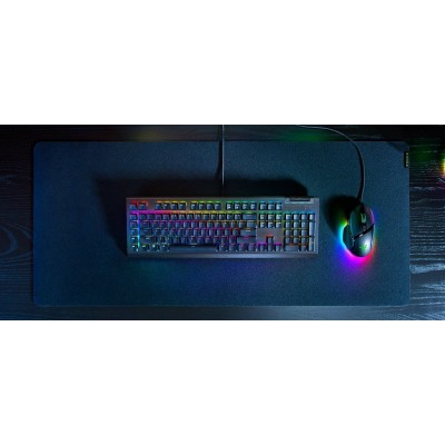 Клавіатура механічна Razer BlackWidow V4 X 110key, Green Switch, USB-A, EN/RU, RGB, чорний Клавіатура механічна Razer BlackWidow V4 X 110key, Green Switch, USB-A, EN/RU, RGB, чорний